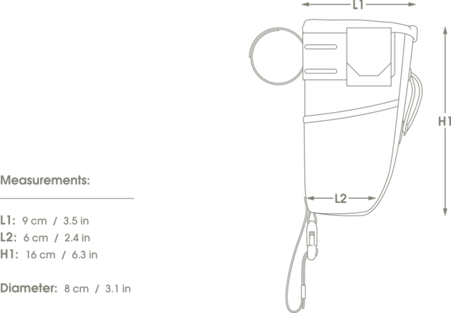 バックカントリー・フードポーチプラス|APIDURA|Alternative バックカントリー・フードポーチプラス|APIDURA|Alternative